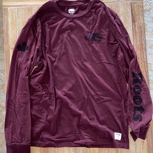 Maroon Roots Long-Sleeve Tee